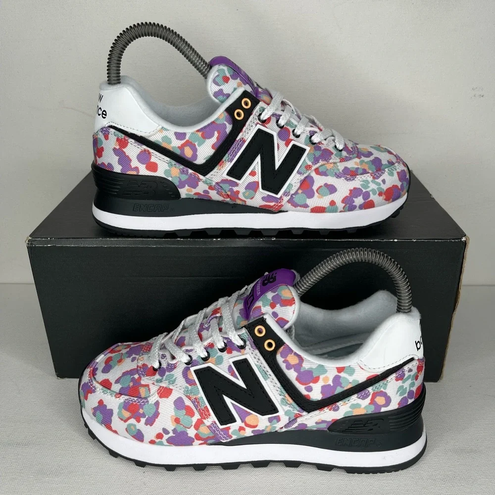 New Balance 574 Floral Camo - Picture 1 of 8